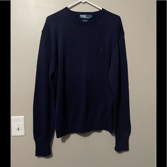 VINTAGE Polo Ralph Lauren long sleeve waffle sweater - Picture 1 of 4
